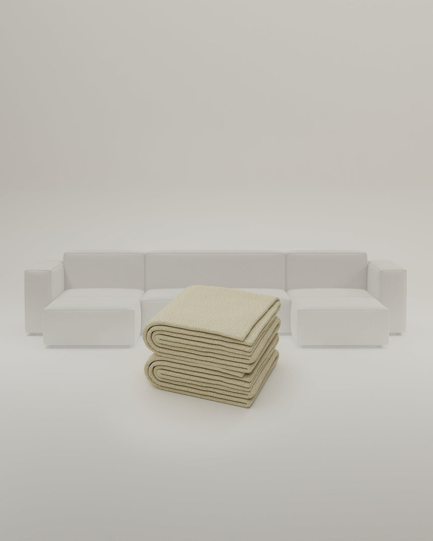 Stoffbezug - Modulares Sofa Harvey U-Form / Wohnlandschaft