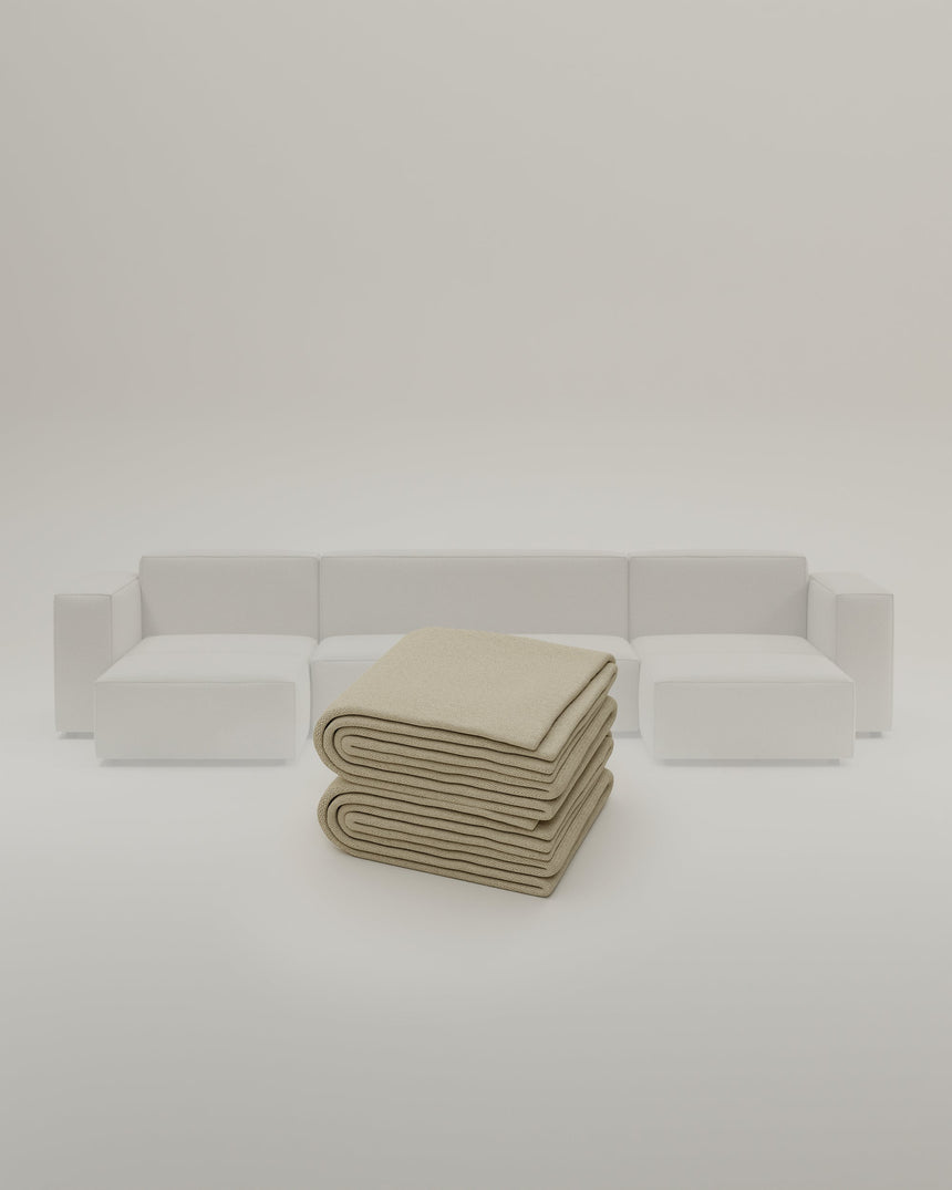 Stoffbezug - Modulares Sofa Harvey U-Form / Wohnlandschaft