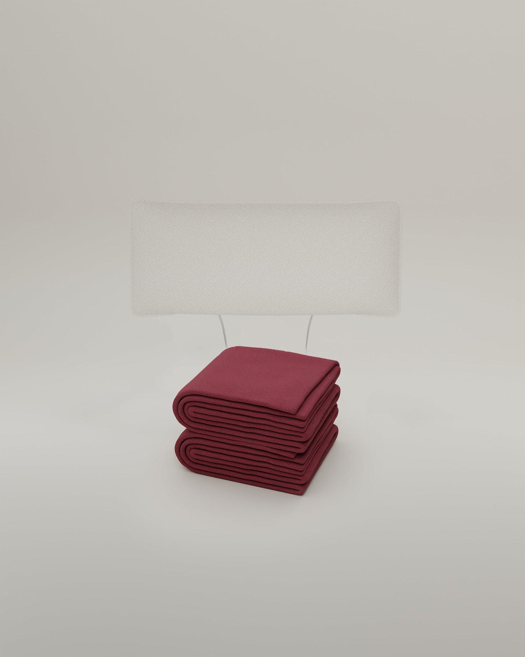 Fabric cover - headrest with stitching