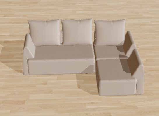 Divano modulare outlet May con la funzione del sonno