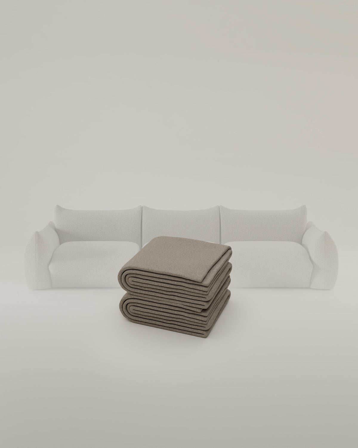 Rivestimento in tessuto - Divano modulare Luma 3 posti con funzione letto