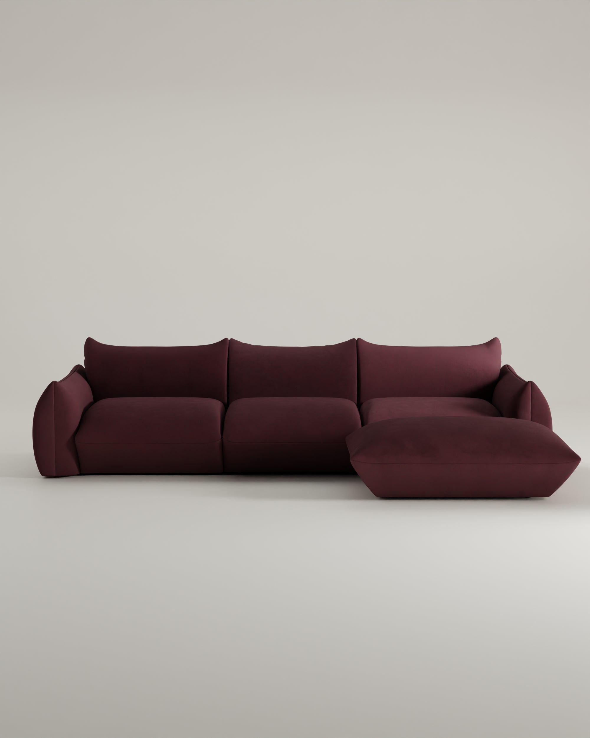 Modular sofa Luma L 4-seater with sleep function