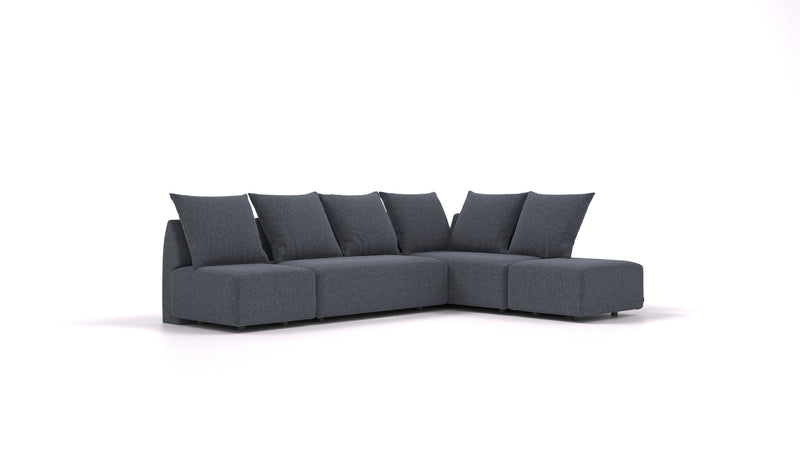 Modular sofa May with sleeping function - fabric Nova