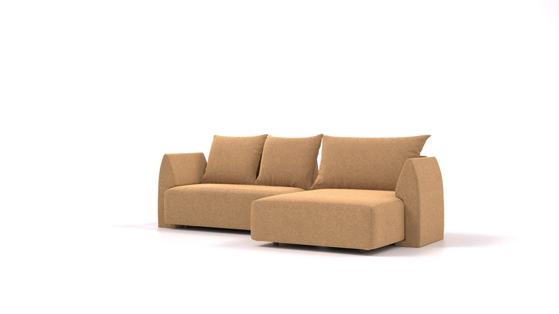 Modular sofa Mia with sleeping function - fabric Nova