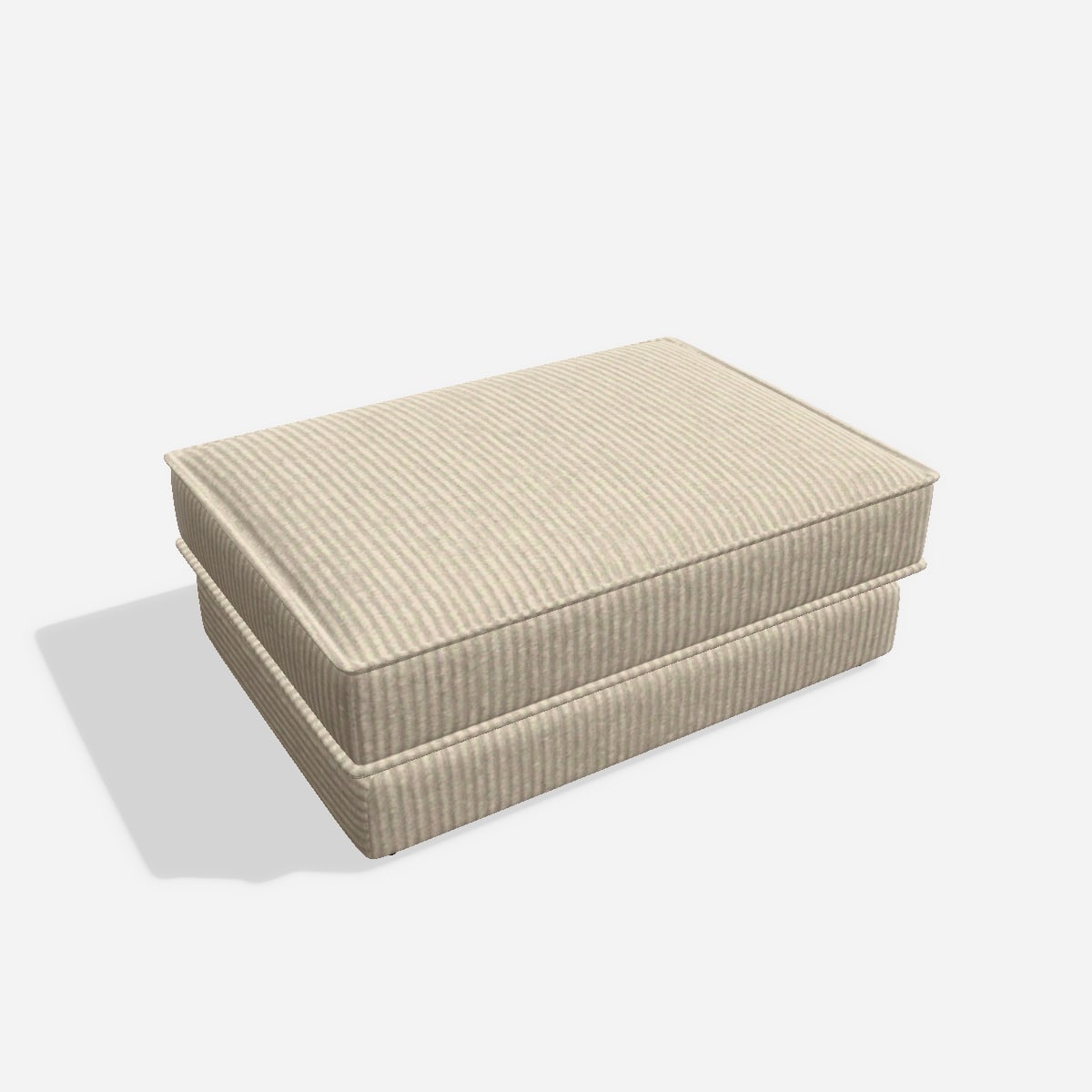 Terra hocker H3 80x115 – Cord / Nata