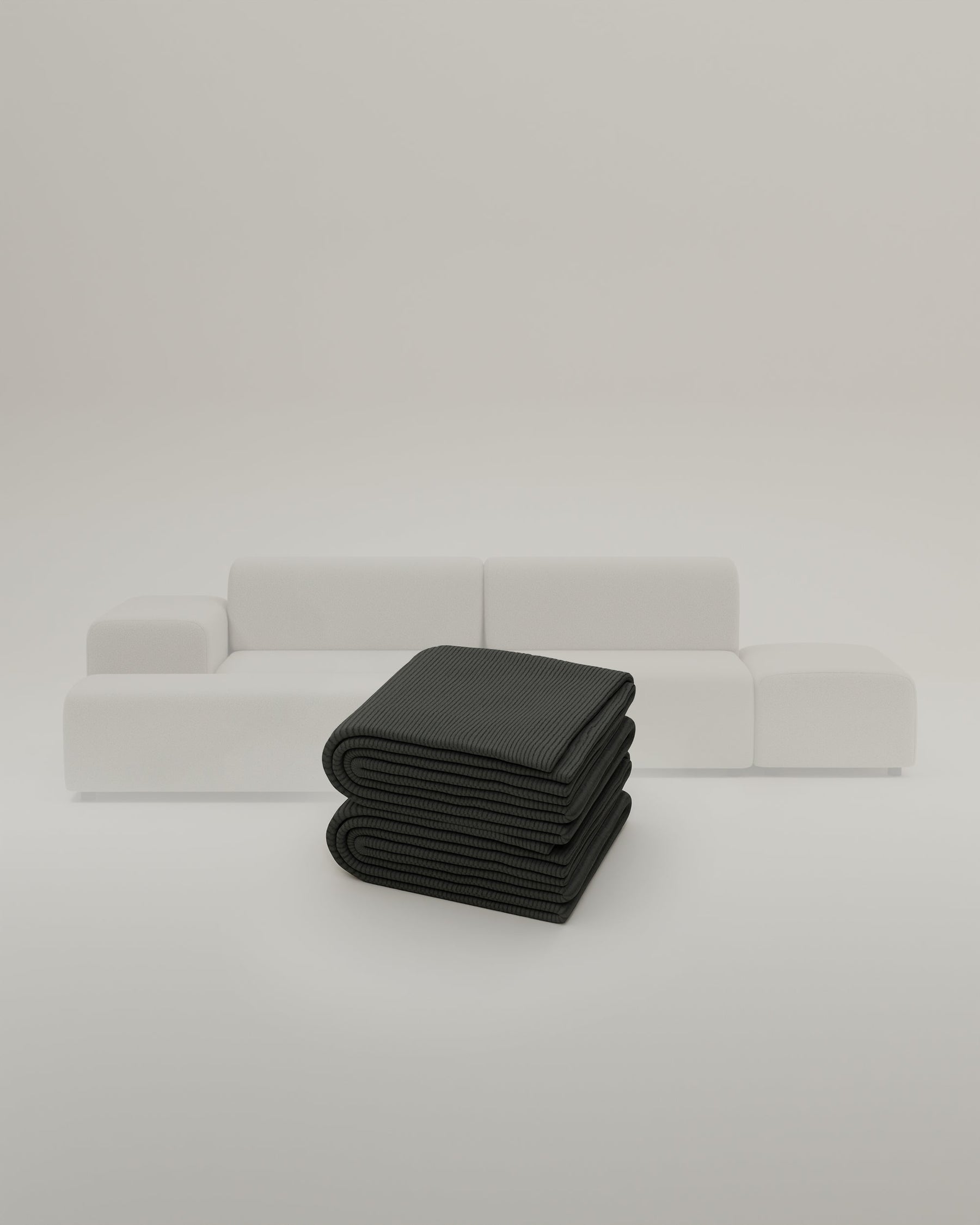 Free fabric cover - Nina 4-seater modular corner sofa