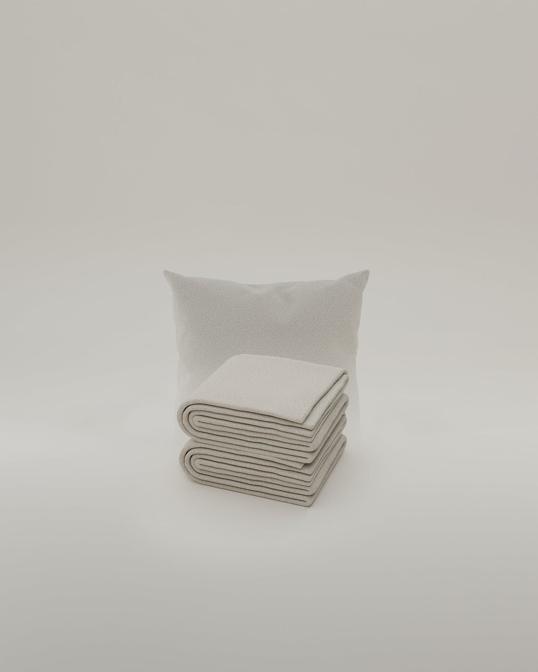 Fabric cover decorative cushion Bouclé