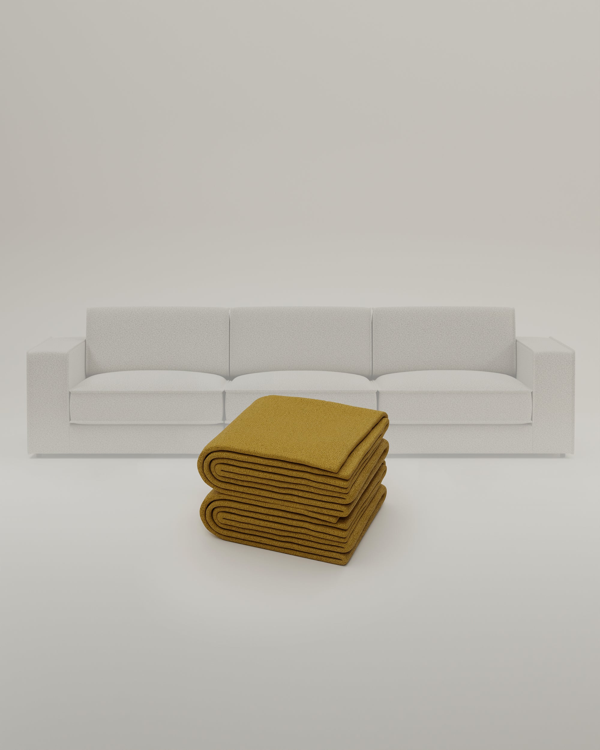 Rivestimento in tessuto - Divano modulare Terra a 3 posti con funzione letto