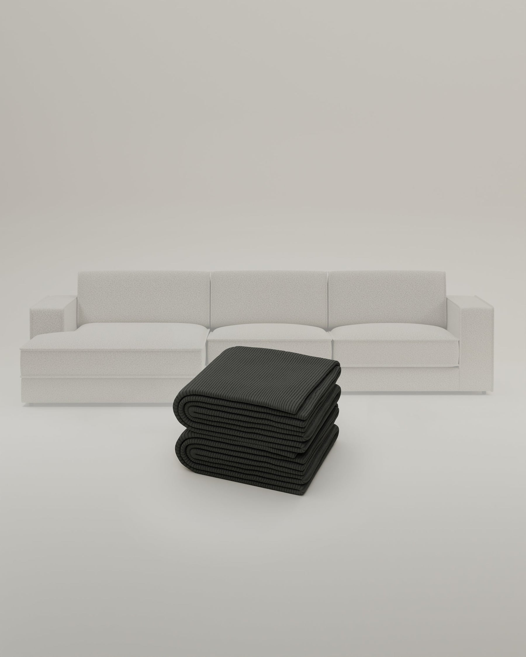Tissu - Canapé modulable Terra L 4 places avec fonction sommeil