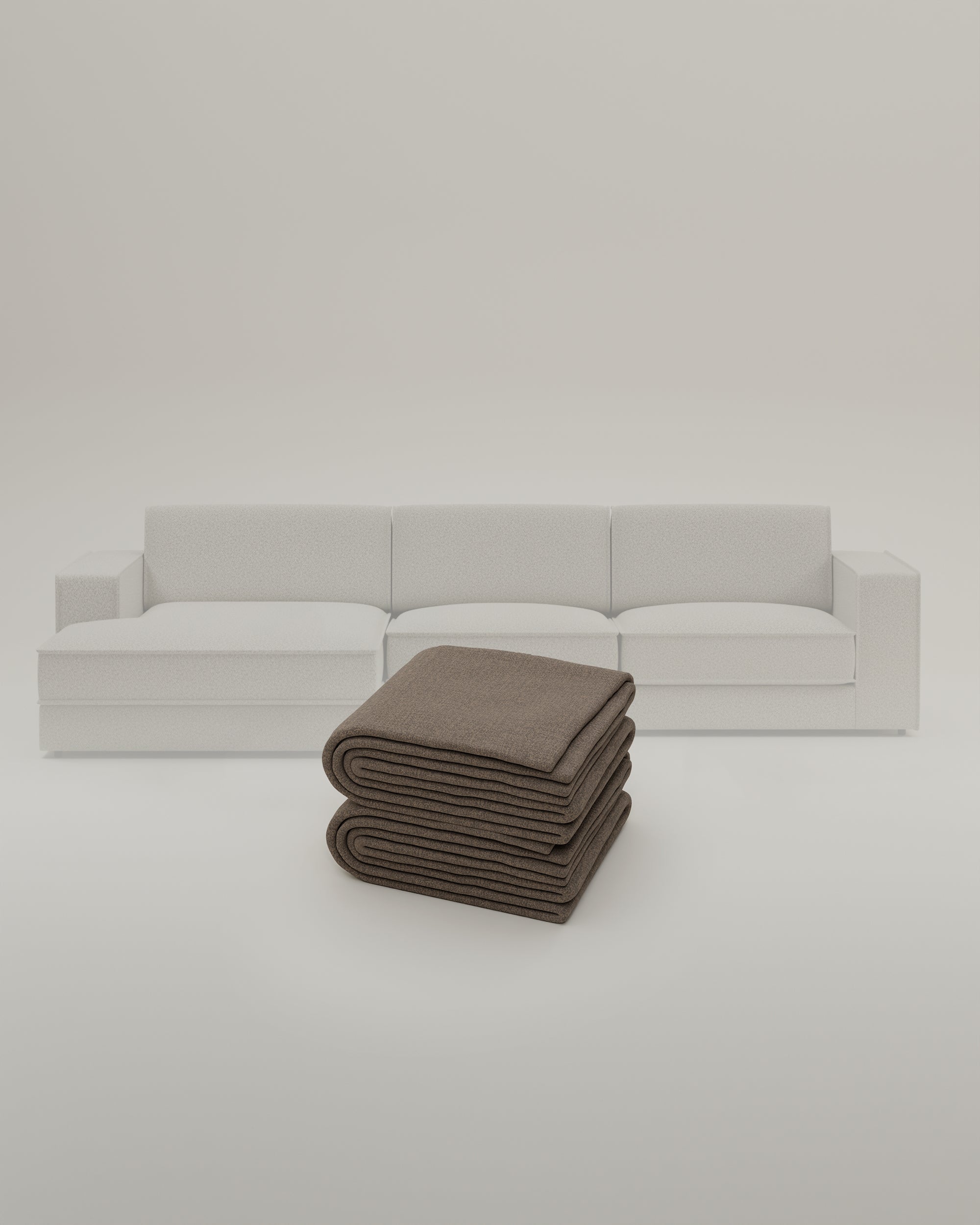Tissu - Canapé modulable Terra L 4 places avec fonction sommeil
