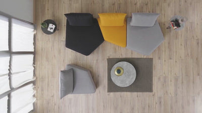 Katrina modular sofa with sleep function