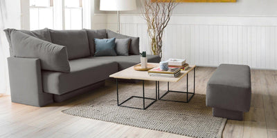 Revêtement tissu - Canapé modulable Samantha