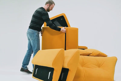 Modular sofa Mike with sleeping function