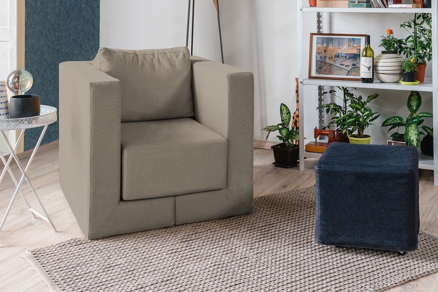 Modularer Sofa-Sessel Alex mit Schlaffunktion - Livom