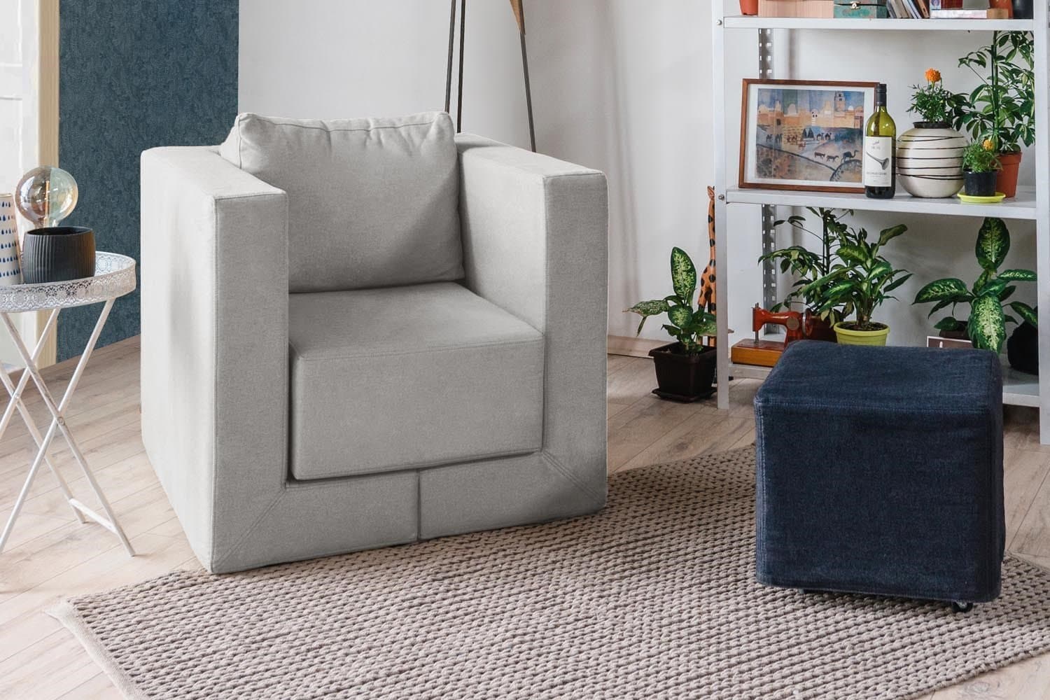 Modularer Sofa-Sessel Alex mit Schlaffunktion - Livom