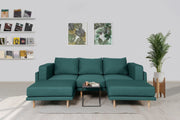 Modulares Sofa Donna U mit Schlaffunktion - Livom