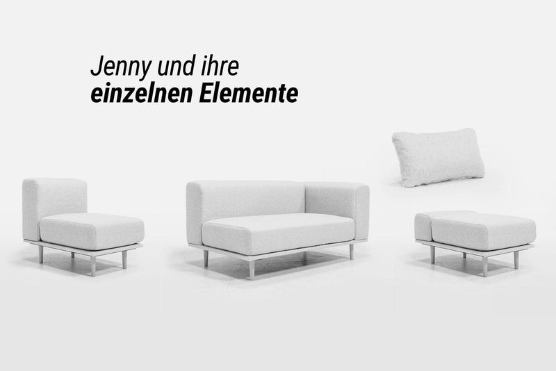 Modulares Sofa Jenny mit Schlaffunktion - Livom