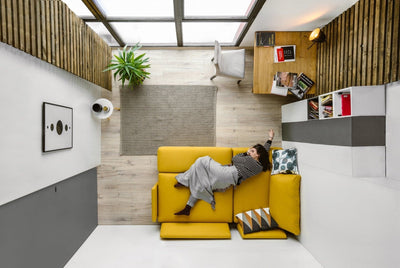 Modulares Sofa Samantha mit Schlaffunktion - Livom