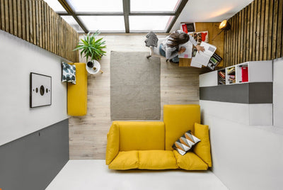 Modulares Sofa Samantha mit Schlaffunktion - Livom